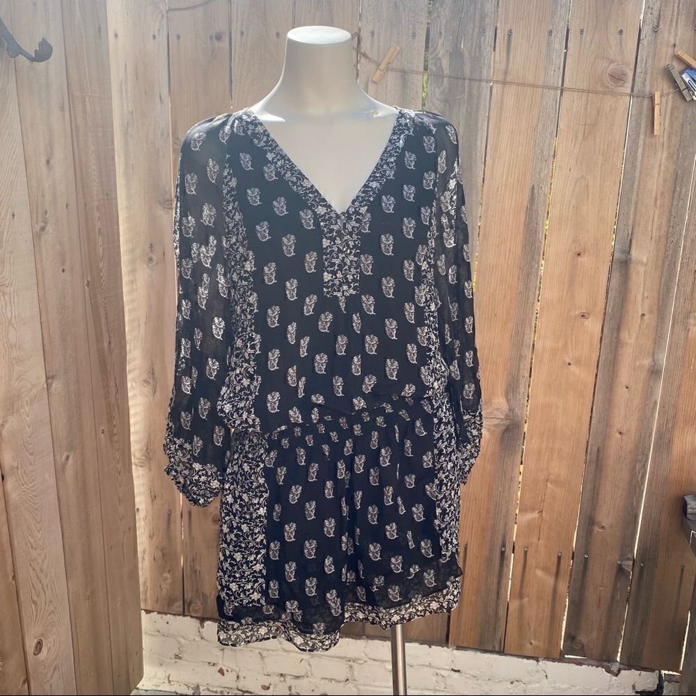 Joie Kessler Printed Silk Dress size medium - Picture 13 of 13